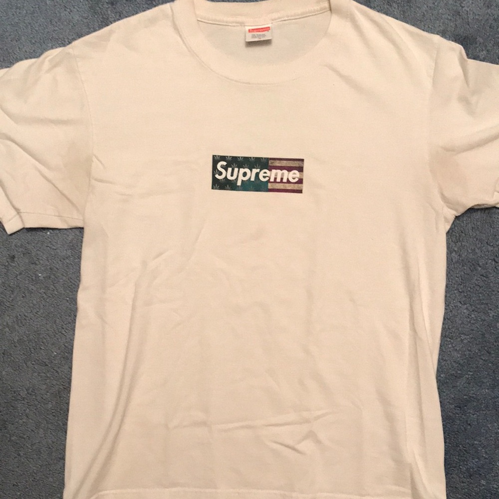 Supreme weed t-shirt